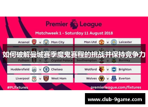 如何破解曼城赛季魔鬼赛程的挑战并保持竞争力 如何破解曼城赛季魔鬼赛程的挑战并保持竞争力